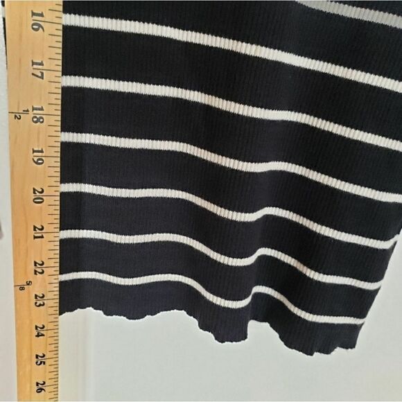 Lauren Ralph Lauren Y2K 90s Striped 3/4 Sleeve Top Size S - Picture 6 of 7